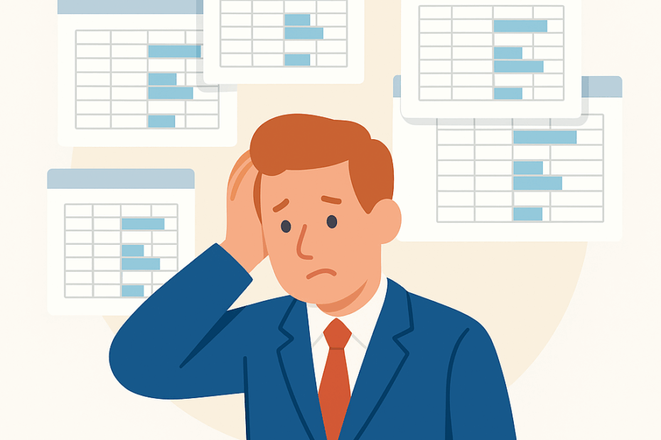 image of a man drowning in pricing data