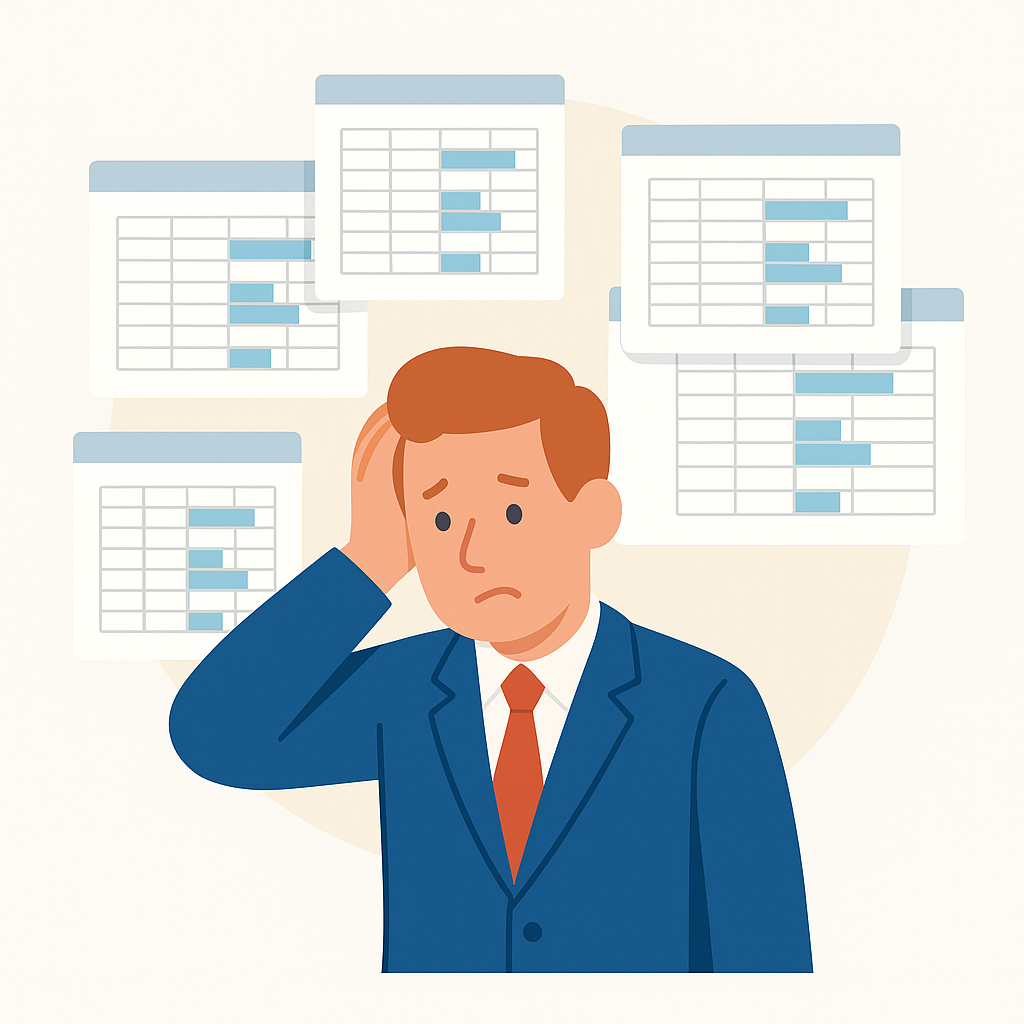 image of a man drowning in pricing data